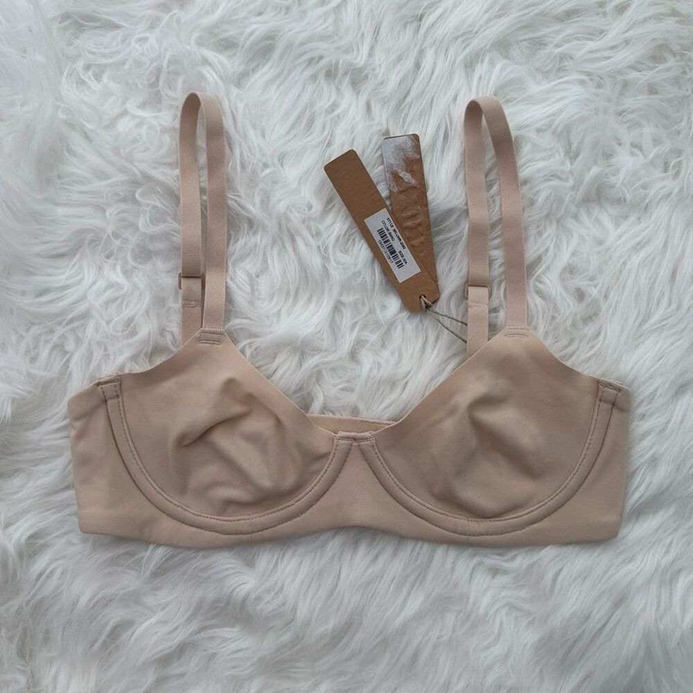 Skims Fits Everybody Unlined Demi Bra Sand Size 30A